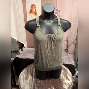 Banana Republic racerback tank top green‎ size small